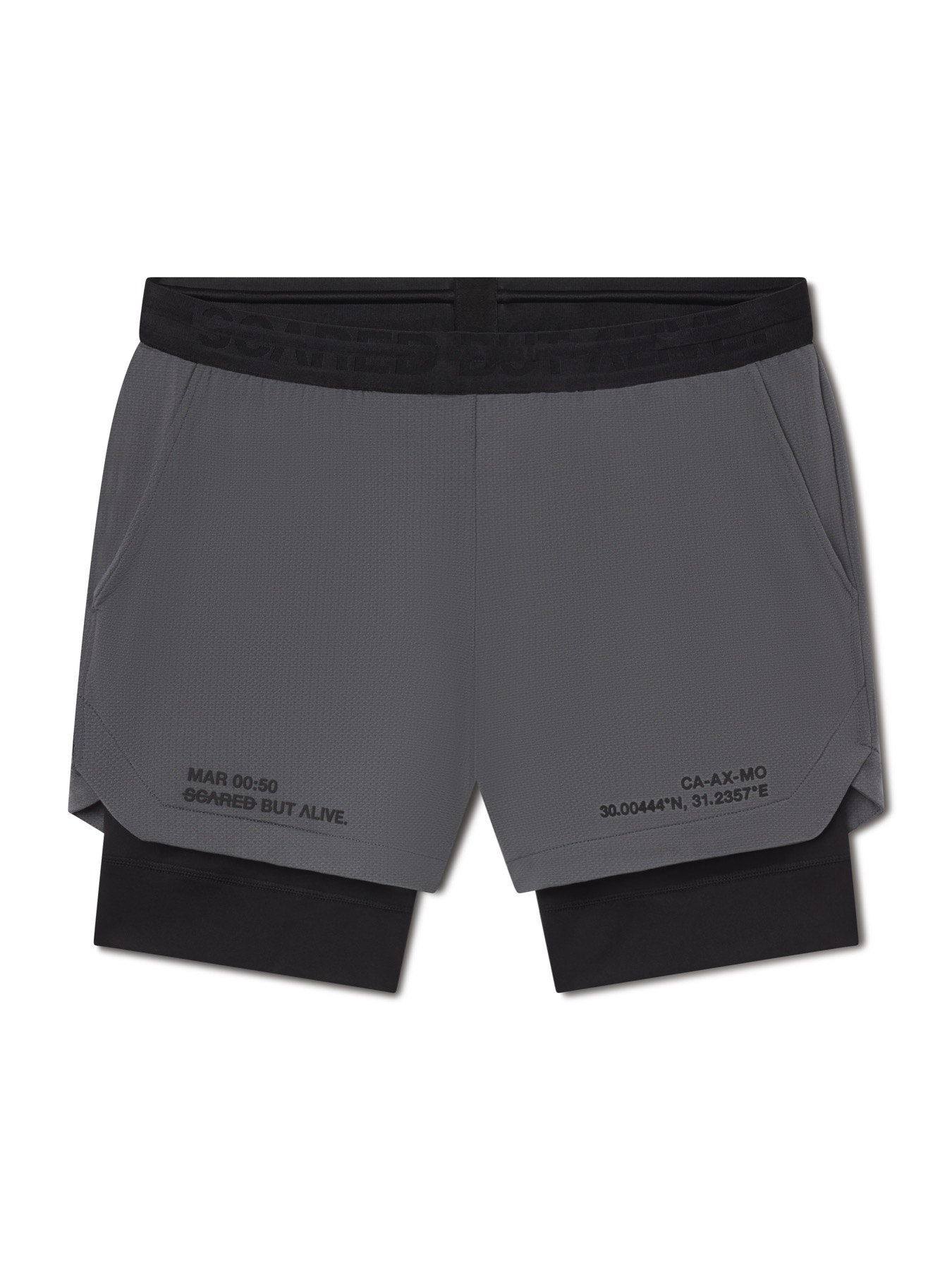 Hawaii Short gray flat lay