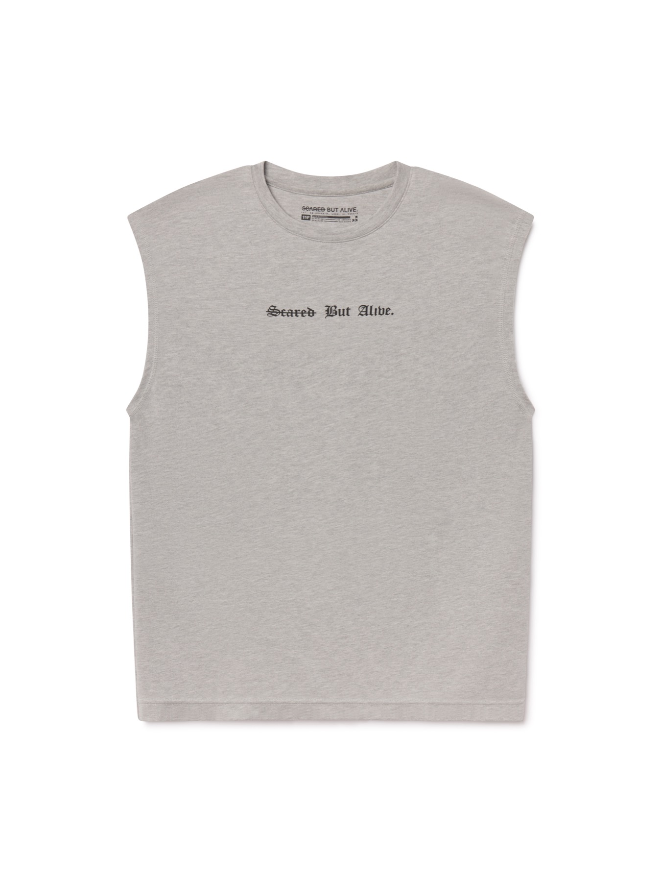 London Tank gray flat lay