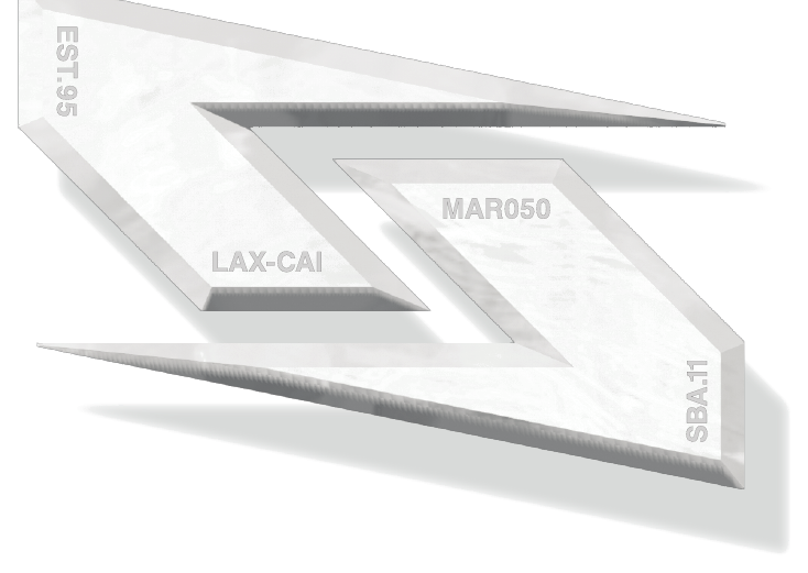 SBA custom brushed chrome alloy hardware render